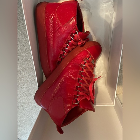 Red Balenciaga Sneakers - Picture 2 of 5